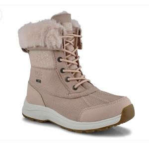 UGG Adirondack III Snow Leopard Pink Winter Boots